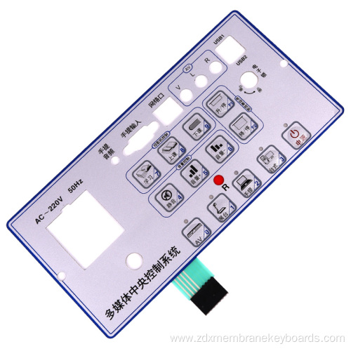 2020 polyester custom made one button membrane switch